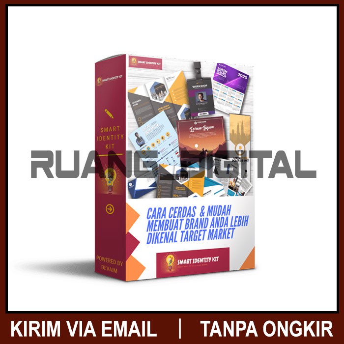 

PROMO! Smartt Indentity Kit Template Brosur Kartu Nama Desain CV .