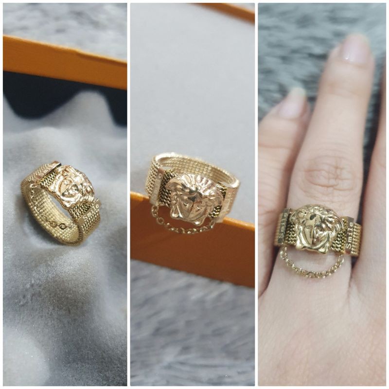 Cincin Titanium Asli gold Premium Quality Anti karat anti alergi Stainless steel ori CT-81