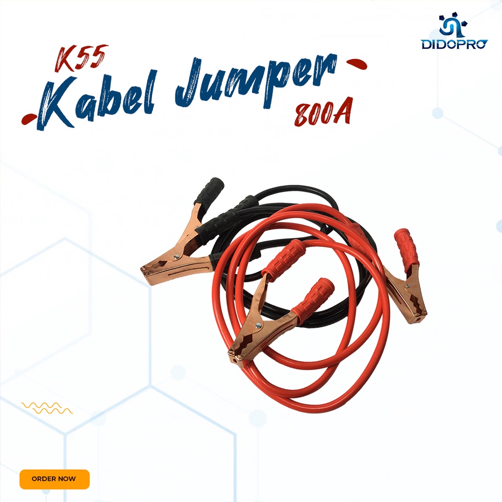 Kabel Jumper / Kabel Booster untuk Baterai Aki Mobil (3m / 800A)