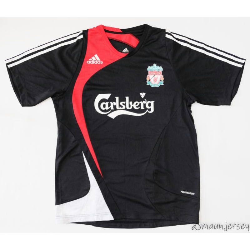 Jersey Liverpool Training 2007/08 black size M Original Preloved