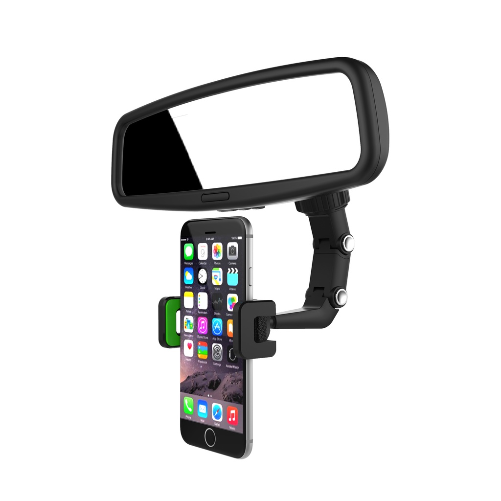 Phone Holder Mobil 7 IN 1 Car Holder penahan handphone fleksibel putar Dudukan Penjepit penyangga Hp universal di meja rak gagang pintu bangku tengah belakang rearview mirror mobil  kuat rapi Stand Henpon NB55N