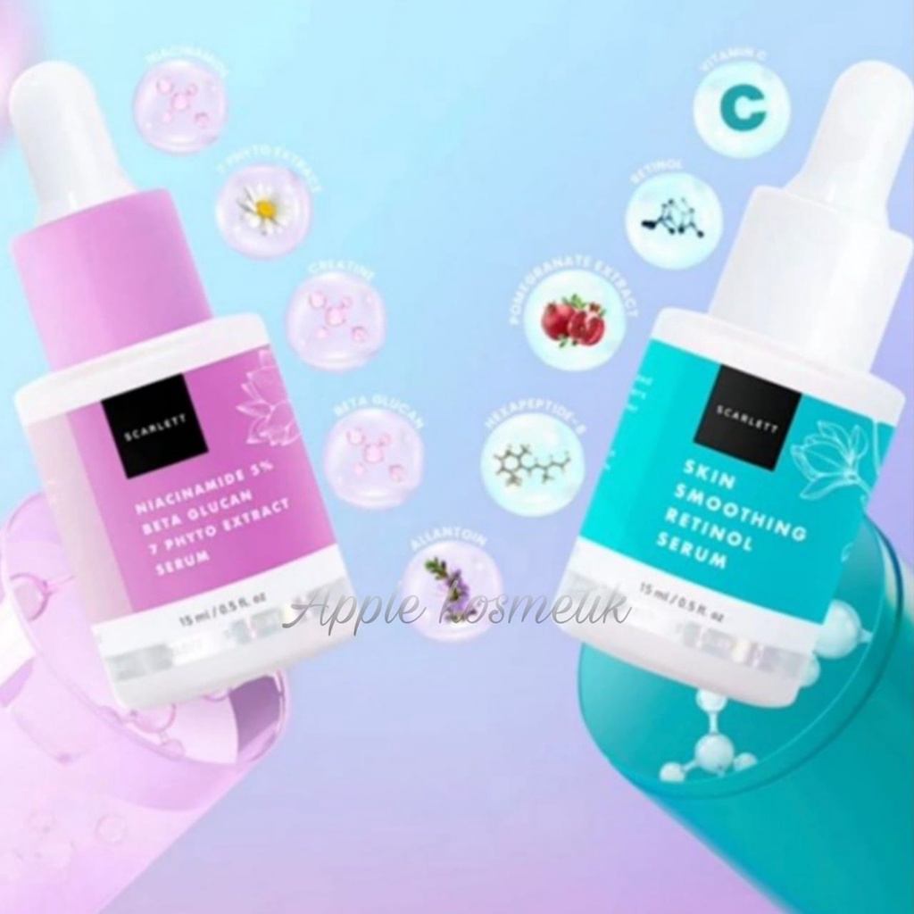 [ 1Kg = 16Pcs ] SERUM GLOWING SCARLETT BPOM / SCARLETT SERUM GLOWING / SCARLETT Glowtening Serum