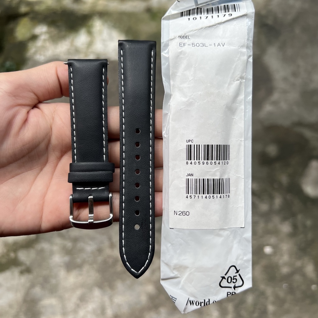 Strap tali jam tangan casio EF-503L 1A original band EF 503L