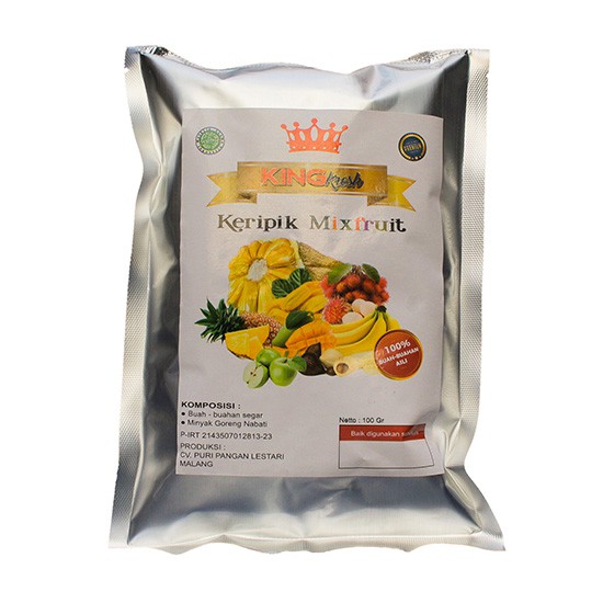 

Keripik Mixfruit Kingkresh [100g]