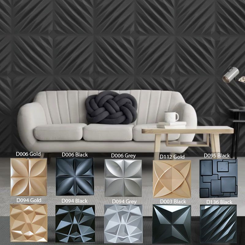 (Free Ongkir) GOLD BLACK GREY PINK GREEN 50cm, 3D wall panel Wallpanel pvc . bukan wallpaper ,