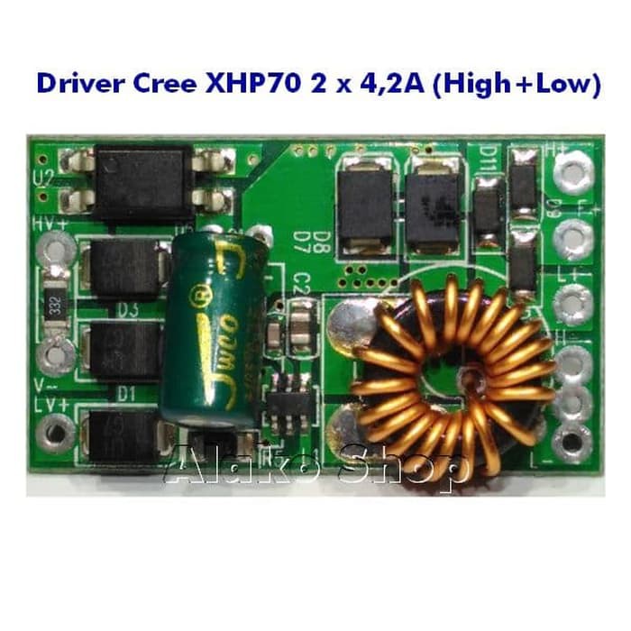 Promo Driver Cree XHP70 2 x 4,2A (High+Low)