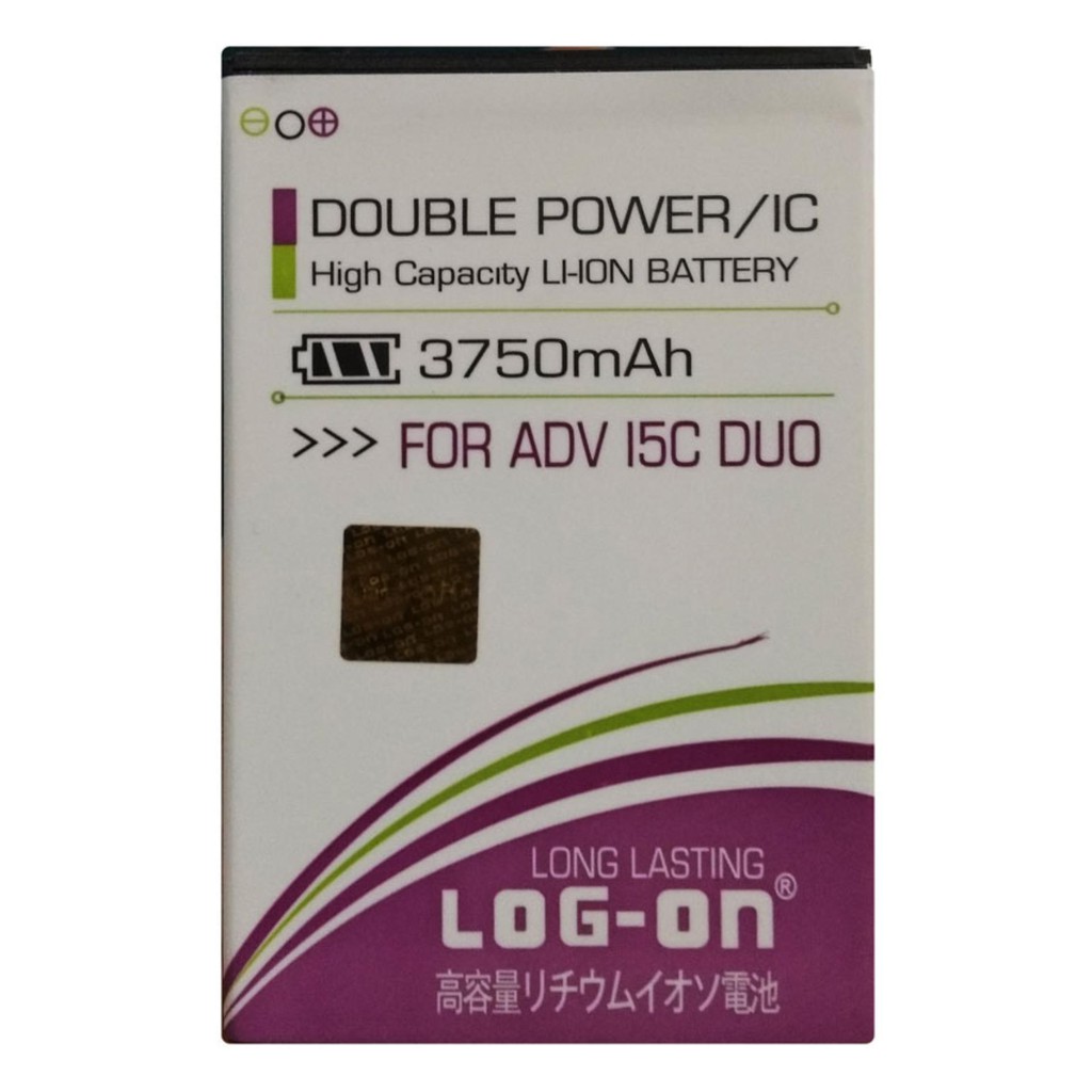 Log On Baterai Advan i5C Duo  3750 mAh