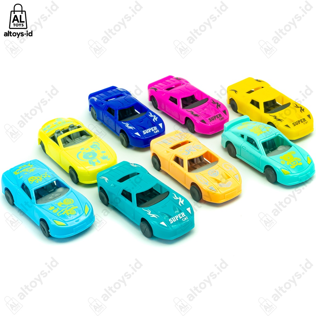 Mainan Mobil Balap Speed Car / Dream Car Mini Sport Car Set 4Pcs Murah