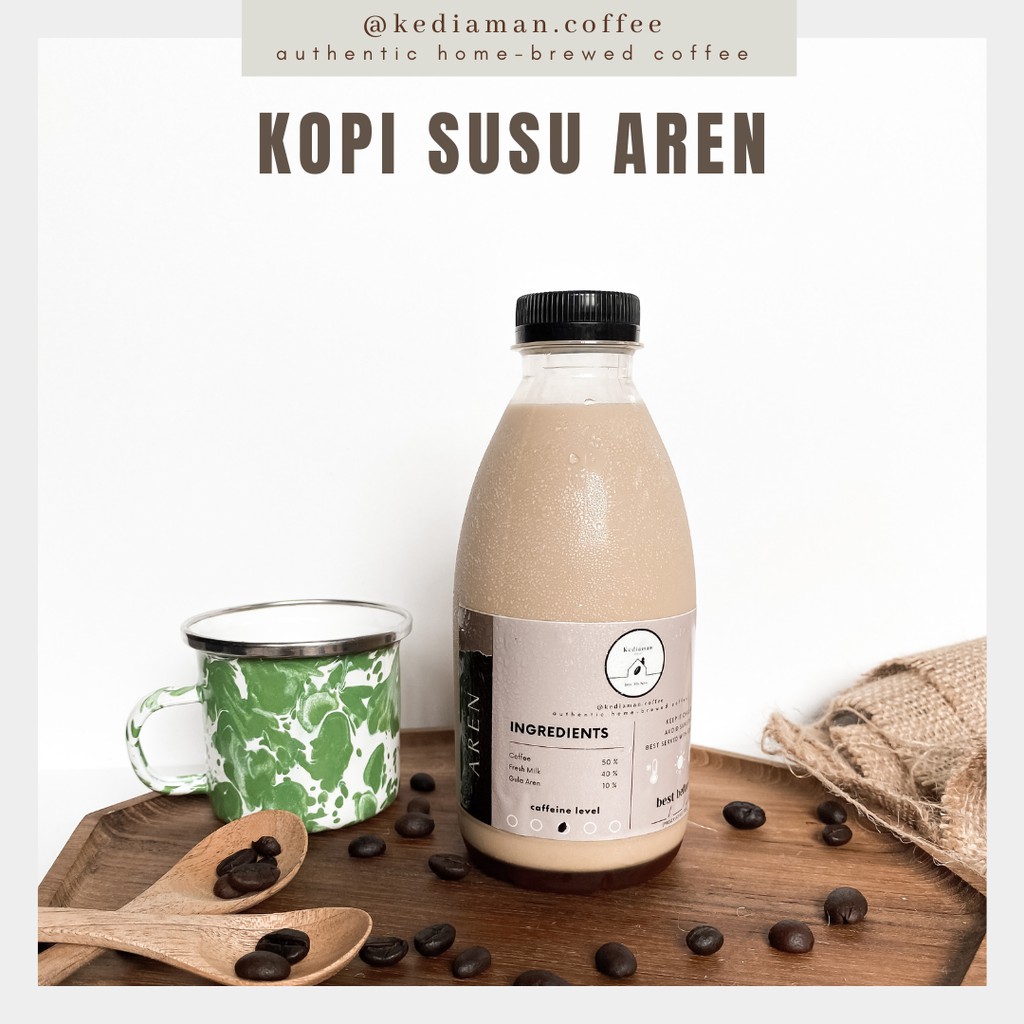 

Kediaman Coffee Kopi Susu Gula Aren 350ml, Kopi Susu Botolan Coffee Latte