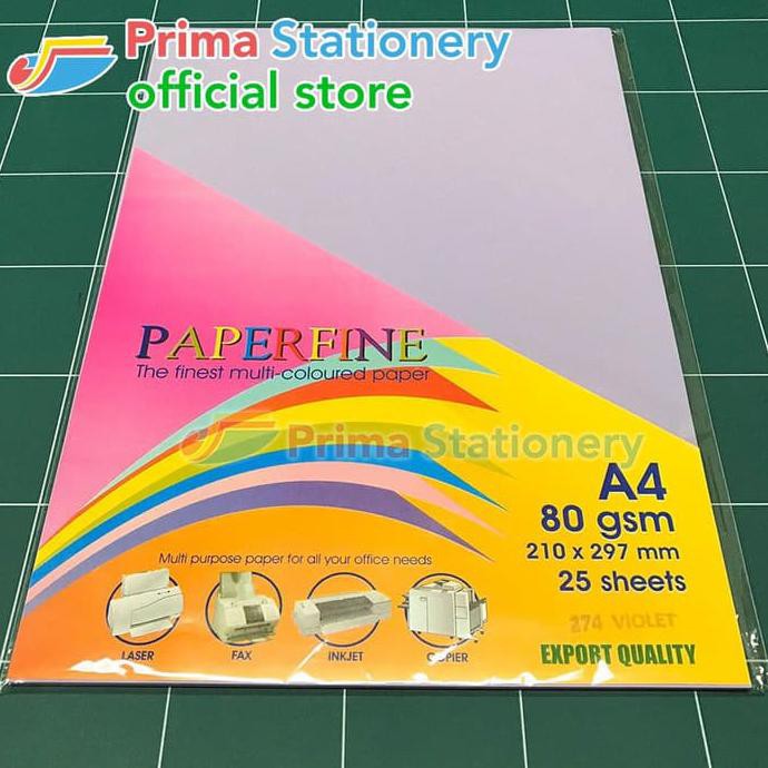 

Kertas HVS Warna Paperfine Violet