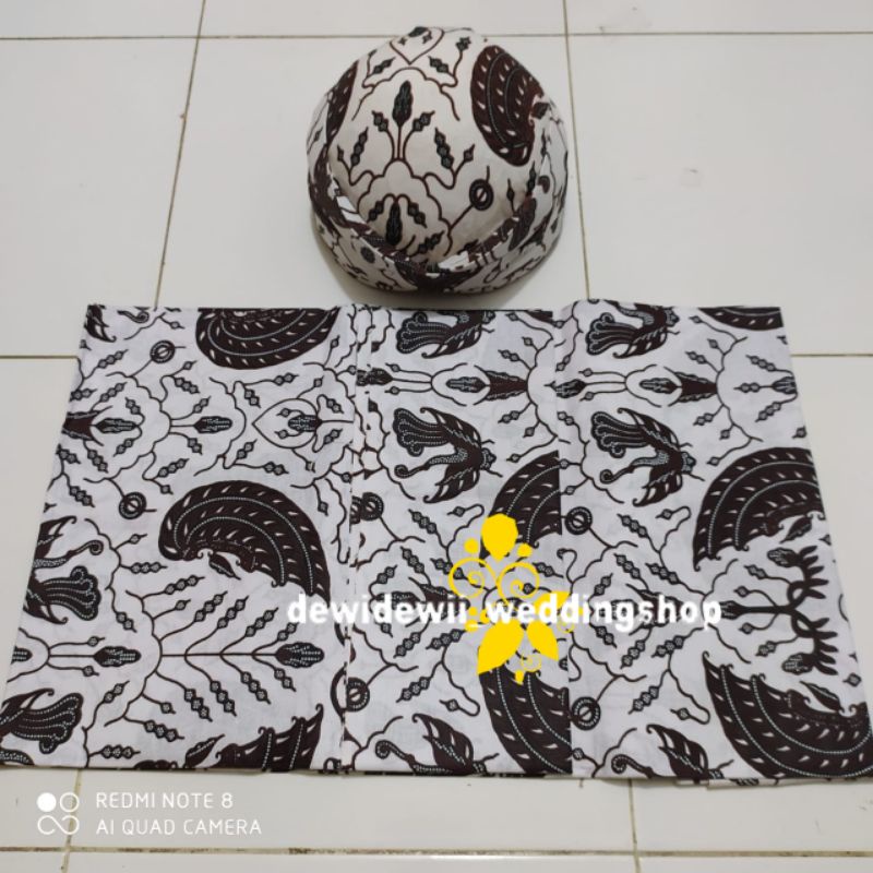 Baju Prewedding / Baju Couple Adat Jawa, Motif Sido Asih Cilik