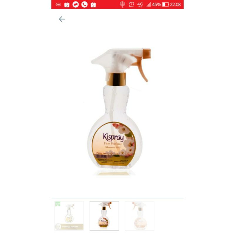 Kispray Gold / Violet Botol 318 ml