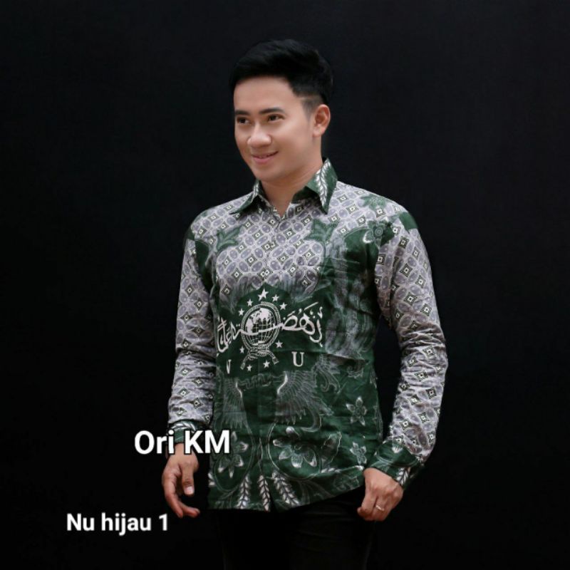kemeja batik lengan panjang(kemeja Nu,Ansor,Banser)