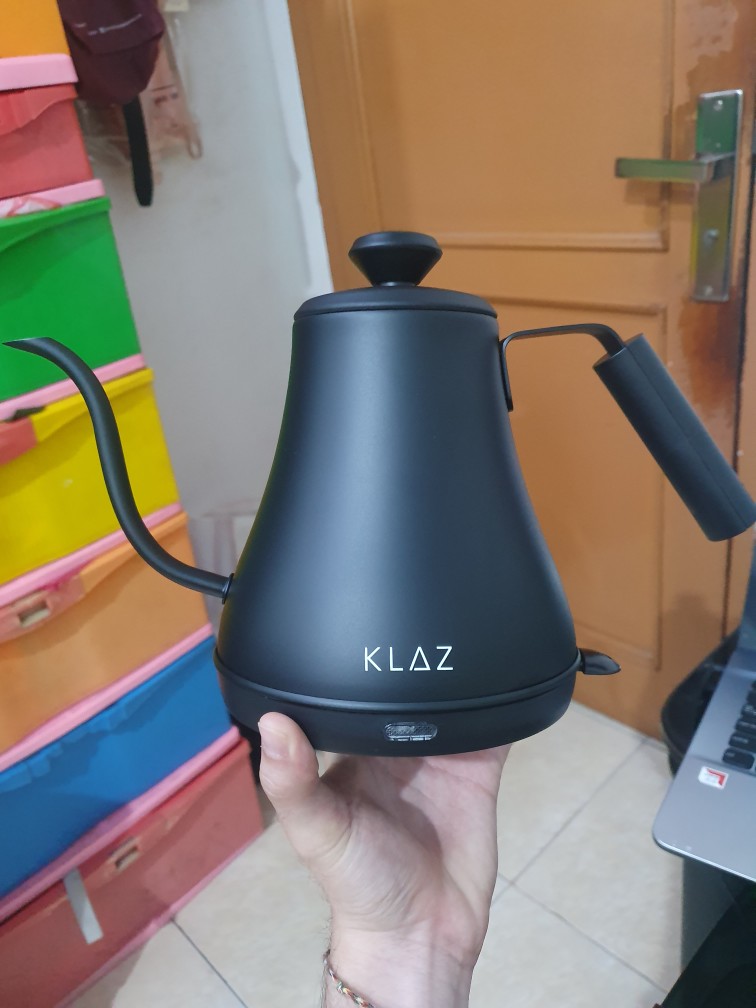 Klaz Teko Listrik Leher Angsa Gooseneck Electric Kettle 800 Ml Black