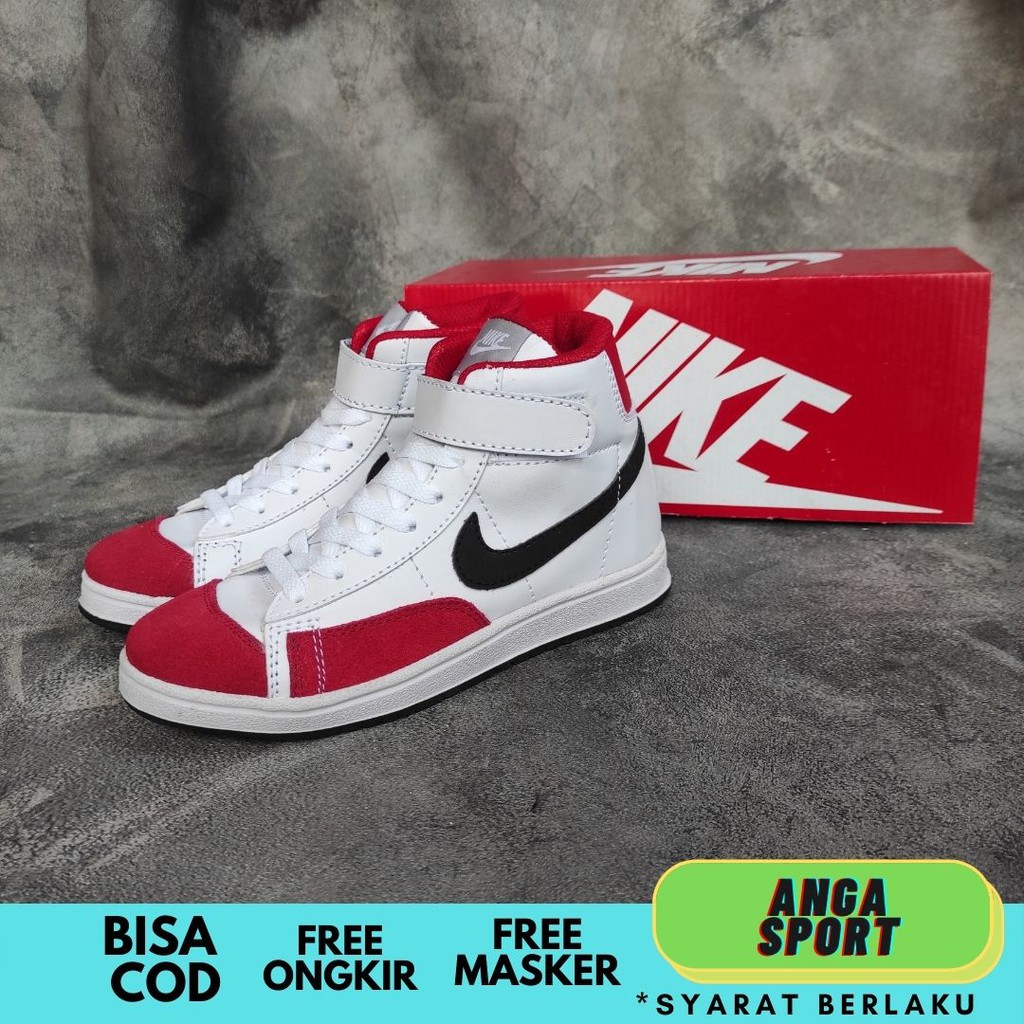 SEPATU ANAK NIKE BLAZER 77 LAKI LAKI PEREMPUAN USIA 1 2 3 4 5 6 7 TAHUN IMPORT TERMURAH / SEPATU SNEAKERS ANAK SEKOLAH TK/SD KEREN / SEPATU KIDS CASUAL TERLARIS