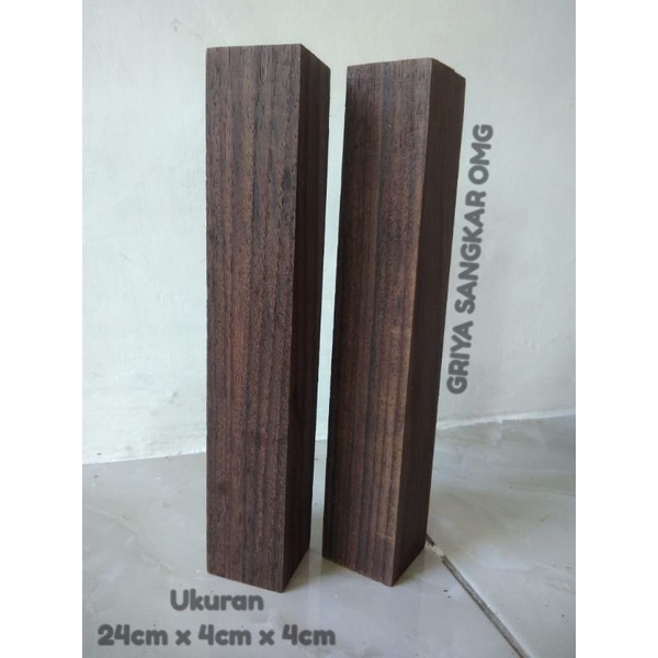 Kayu Sonokeling Balok Bahan Gagang Galih