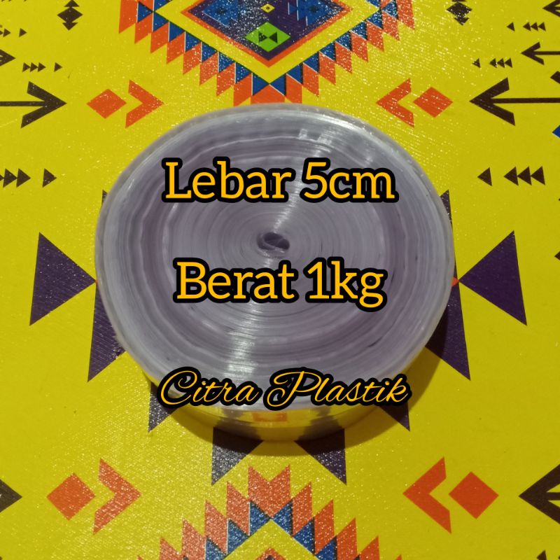 plastik Shrink 1kg size 3,5cm - 5,5cm