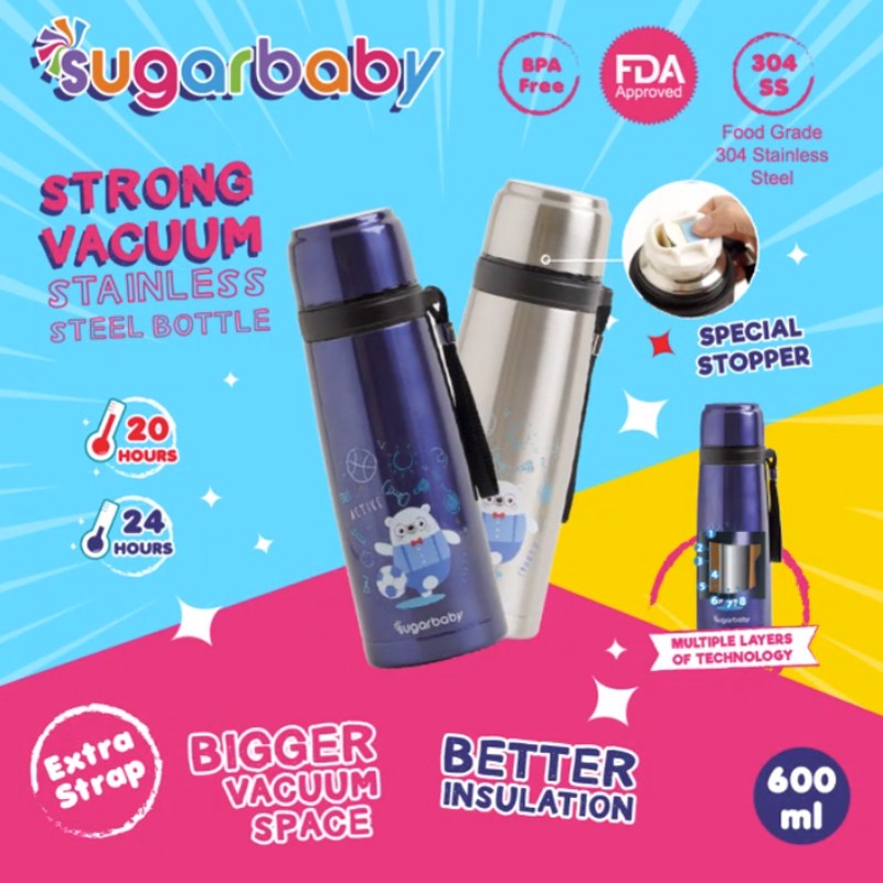 SUGARBABY Strong Vacuum SS Bottle 600ml