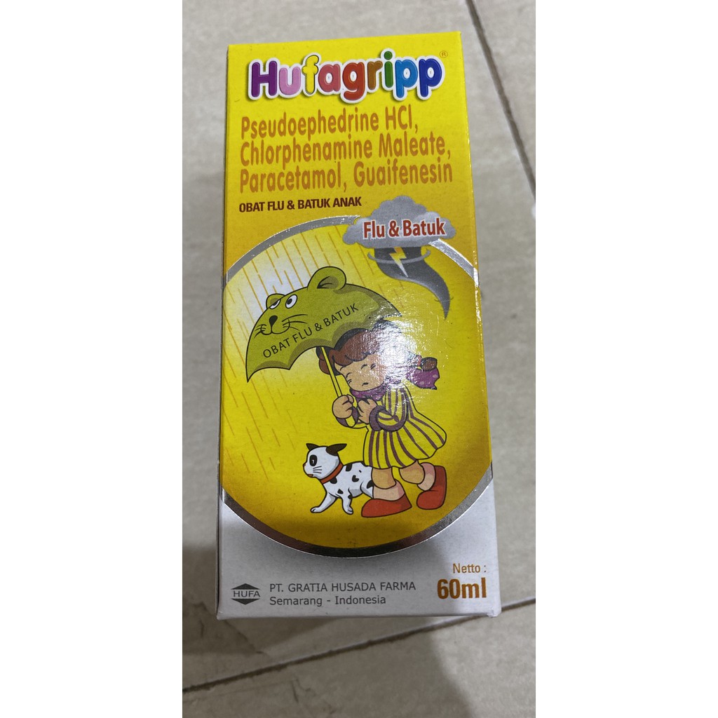 Hufagripp kuning flu &amp; batuk 60 ml