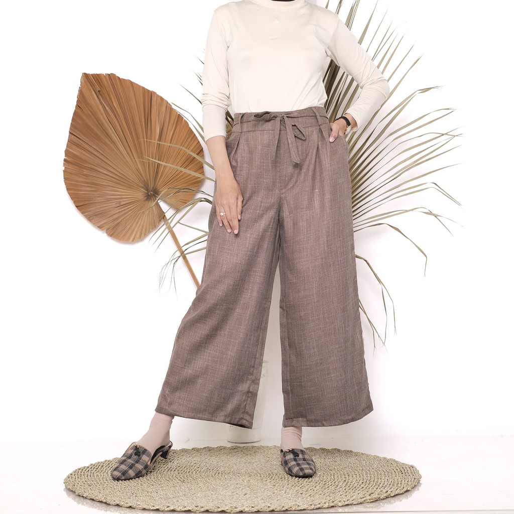 HaymeeStore Celana  Kulot  Panjang Wanita  Celana  Cullot 