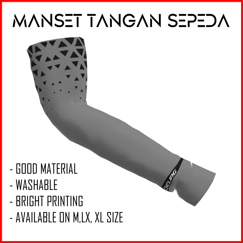 Sleeve Manset Tato Tangan  Deker Pria Cowok Elastis Tattoo 75 - Handsock Deker Voli