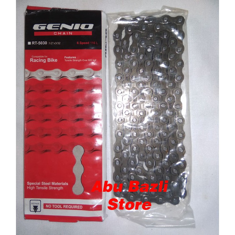 Rantai Genio RT-5030 6-7 Speed - Chain Genio 116L 6 Speed -