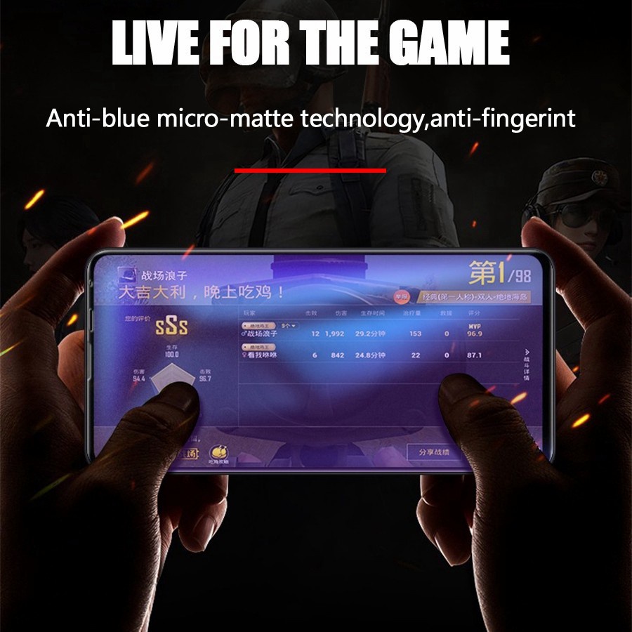 OPPO A77S A57 4G 2022 A17K A17 A76 A55 A16K A16e TEMPERED GLASS FULL COVER BLUE LIGHT ANTI RADIASI MATTE ANTI GORES KACA  LIST FRAME TEMPRED FULL SCREEN PELINDUNG LAYAR A16 E