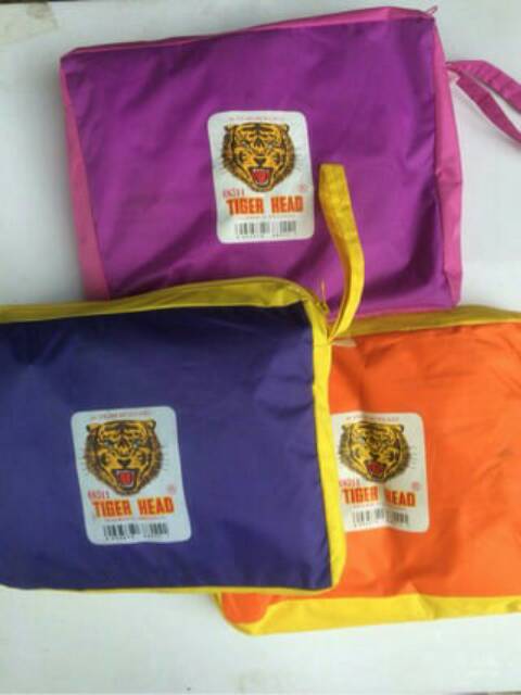 Jas hujan anak stelan TIGER HEAD metro kids bahan parasut