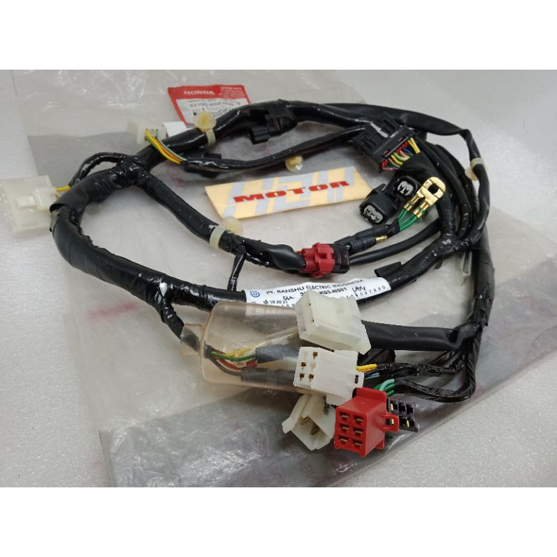 kabel body Honda Revo fi injeksi ori part 32100-k03-n05  Kabel body Honda Vario Techno 32100-KVB-N50