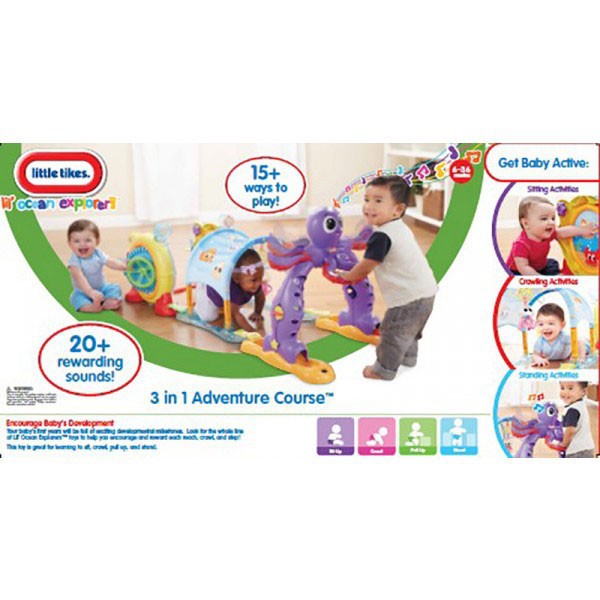 little tikes 3 in 1 adventure course