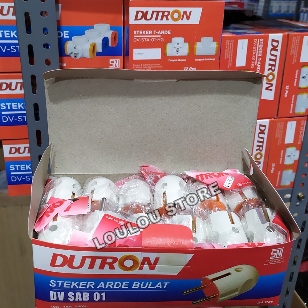 Steker Arde Dutron Bulat Oval Pin Kuningan Steker Arde Bulat