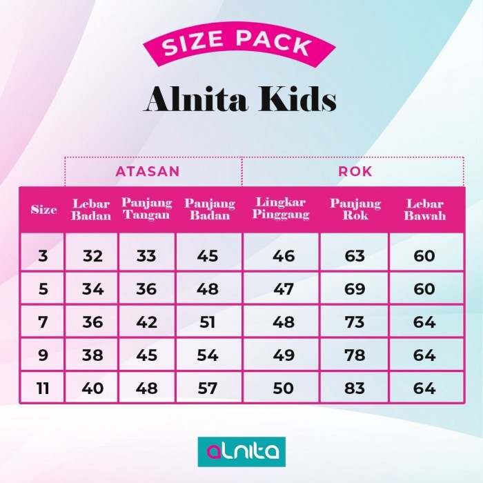 GAMIS ANAK ALNITA AKS 09 MERAH BATA SETELAN ATASAN + ROK FASHION MUSLIMAH