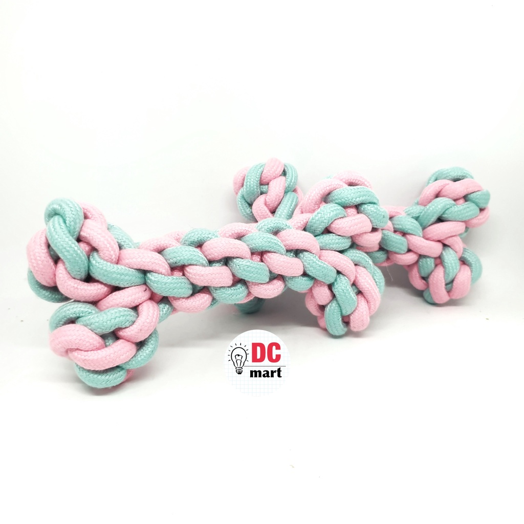 ROPE DOG PET TOY / Mainan Gigitan Hewan Tali Tambang Anjing Kucing Bird Parrot