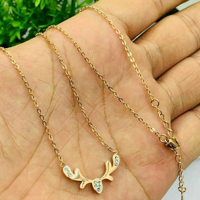 GG Kalung Titanium Variasi Liontin