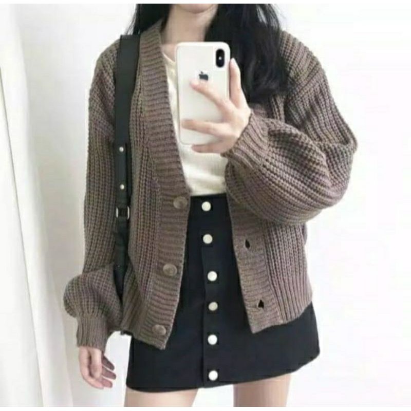 FX SHOP CARDI ALLESYA RAJUT PREMIUM HQ / CARDIGAN RAJUT / OUTER RAJUT