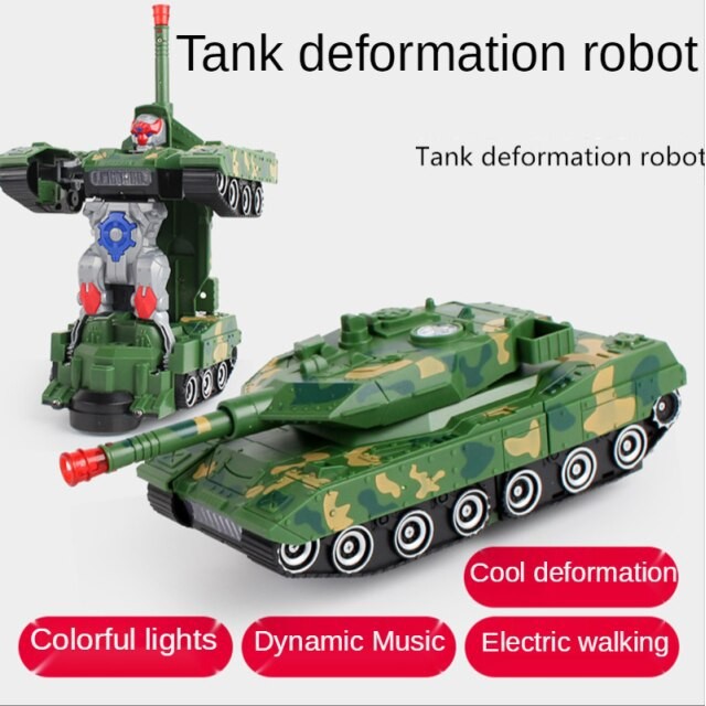 MWN Mainan Deformation Combat Tank Jadi Robot 8992