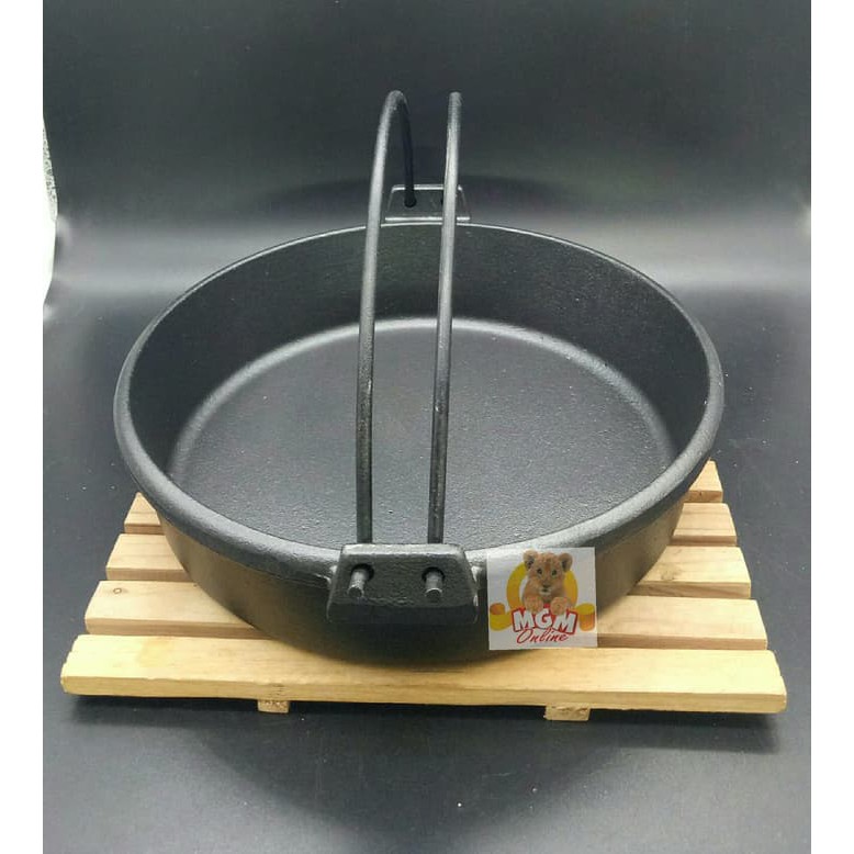 Iron Cast Hotplate Kangung Hotplate 22CM Besi Cor SUPER TEBAL 22CM