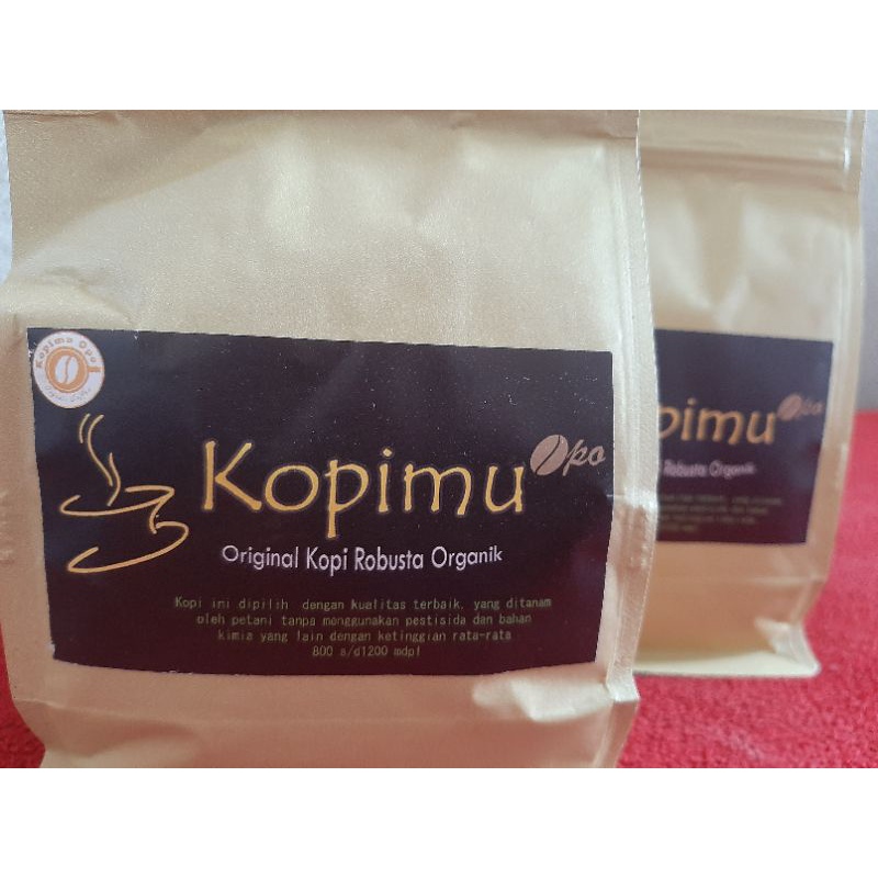 

kopi robusta organik "Kopimu Opo" 250 gr