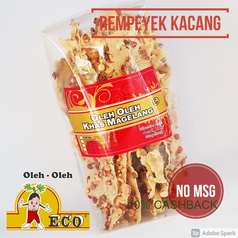 

Camilan - Rempeyek Peyek Kacang No MSG gurih dan renyah