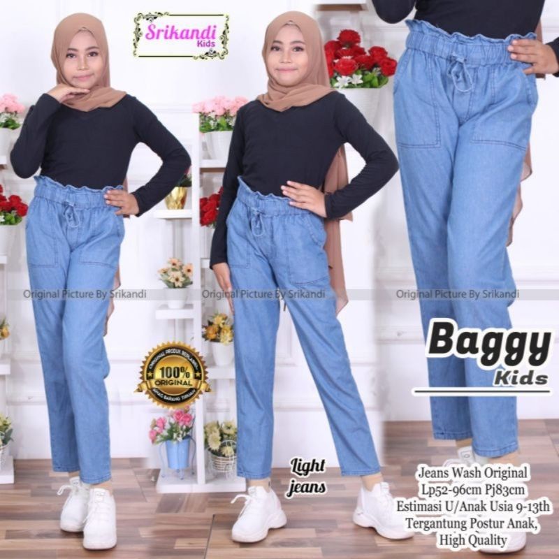 baggy kids celana anak tanggung jeans original BY SRIKANDI