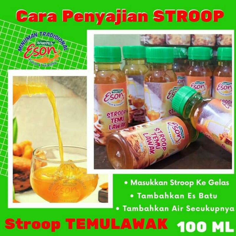 

SIRUP/STROOP SINOM DAN TEMULAWAK