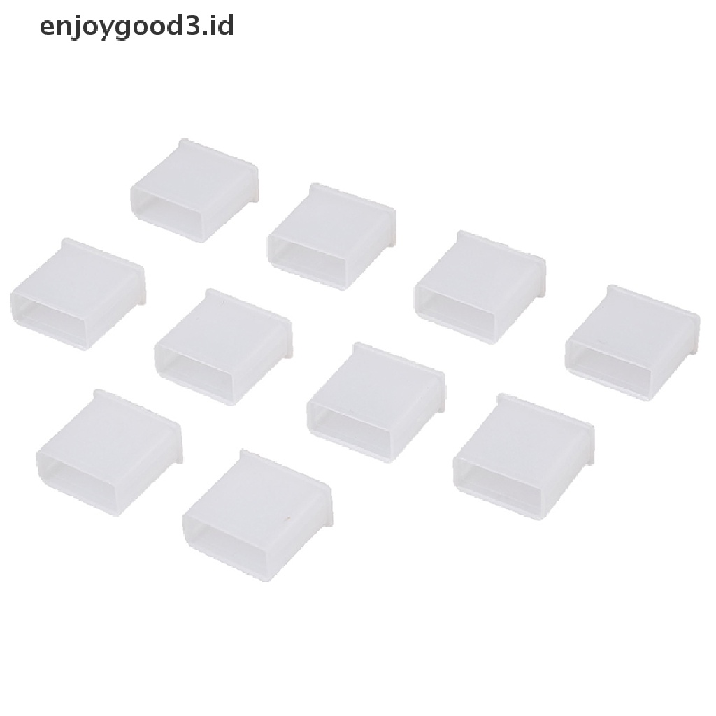 (Rready Stock) 10Pcs Tutup plug USB male Bahan Plastik anti Debu (ID)