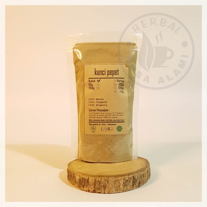 

KUNCI PEPET BUBUK | MURNI | Kaempferia Rotunda 100g