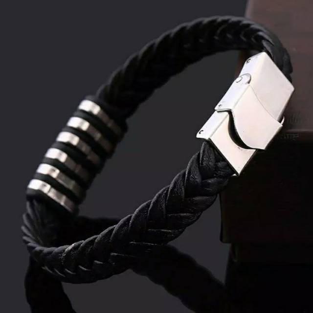 GELANG pria leather for man exclusive kulit