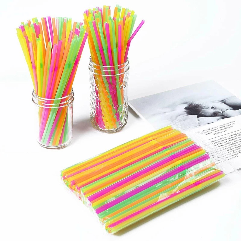 1/10/100Pcs Bendable Beverage Drinking Straws / Straws with Brushes Party DIY Drinking Straw for Smoothies Cocktails