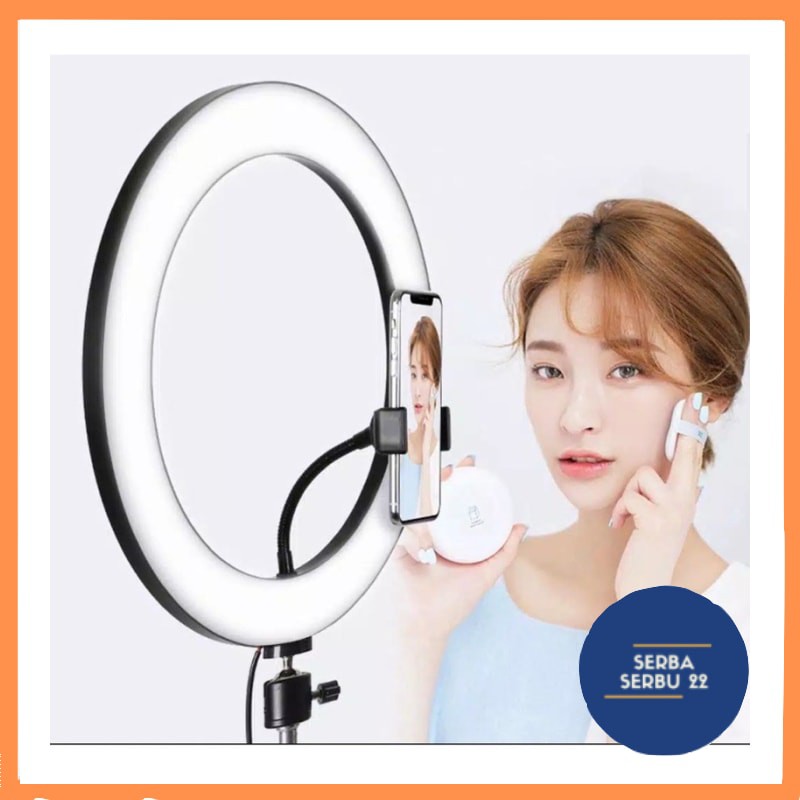 RingLight 26cm Untuk Live Streaming Vlogger Video LED dan Lampu LED Studio Foto