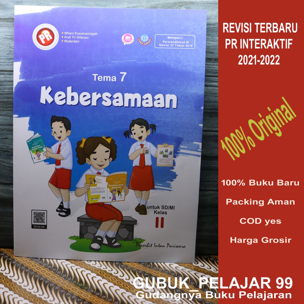 PR INTERAKTIF Tematik Kelas 2 Tema 7 SD/MI Intan Pariwara Edisi 2021-2022 Original