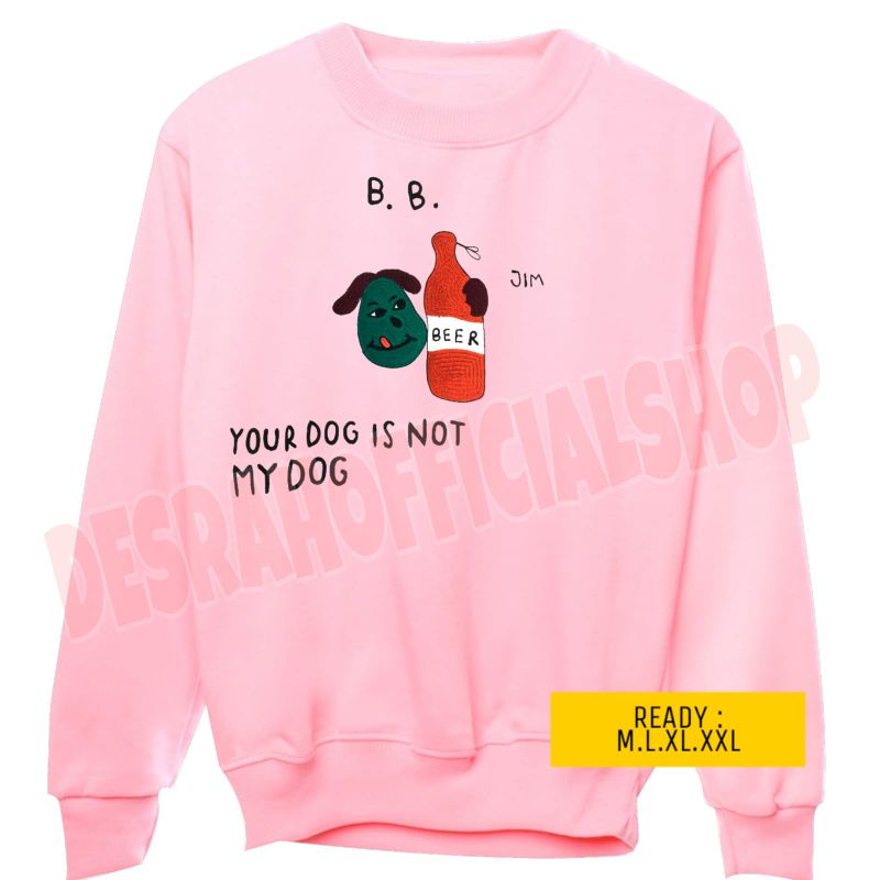 Hoodie Bts KPop Taehyung Your Dog Is Not My Dog Sweater Crewneck Kim Taehyung Bts Jumbo Hoodie Bts Oversize Korean Style Sweater BTS Bt21 Jungkook Jimin Taehyung Switer Crewneck BTS Kpop Anak Bt21 Dewasa Oversize Sweater Taehyung Dog Terbar Hodie BTS Kpop