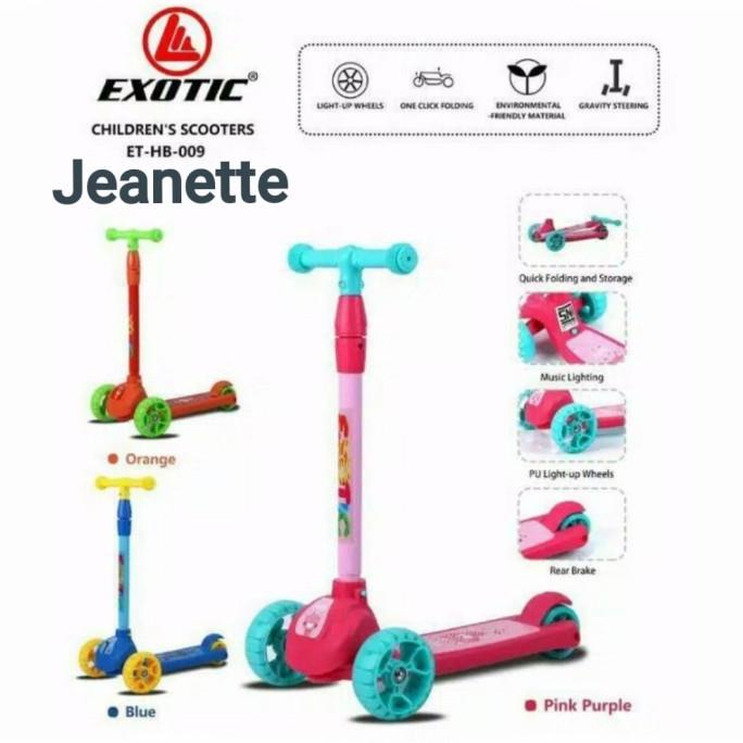 Scooter / Skuter Anak Roda 3 Exotic HB 009