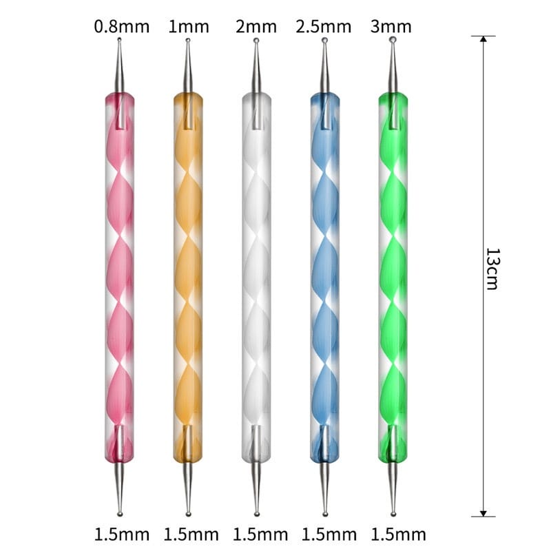 Pretty Dotting Pen (Isi 5pcs) / Dotting Tools / Dot Dotting / Pen Dotting WARNA